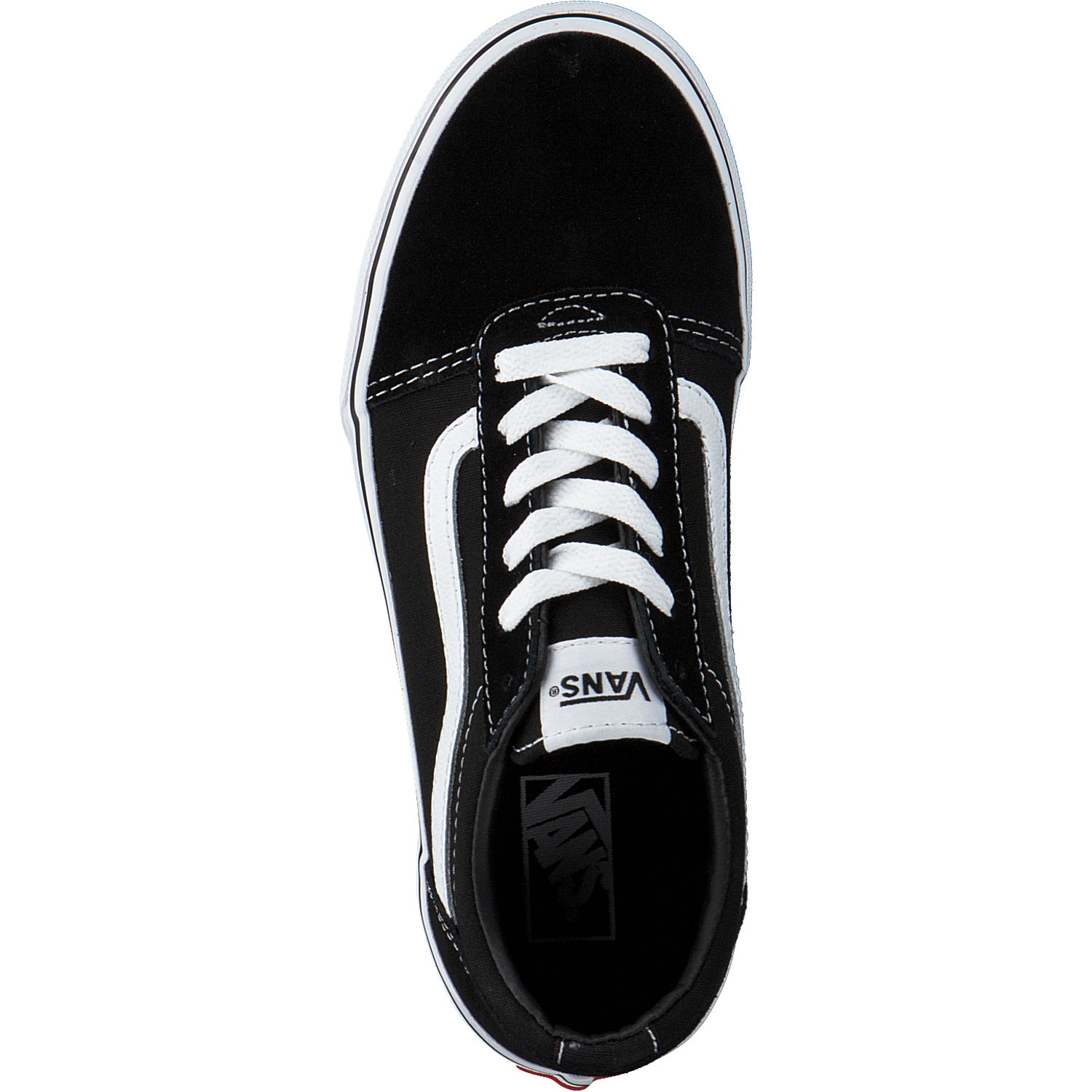 Vans YT Ward VN0A38J9, Sneakers Low, Kinder, Schwarz (Black/White)