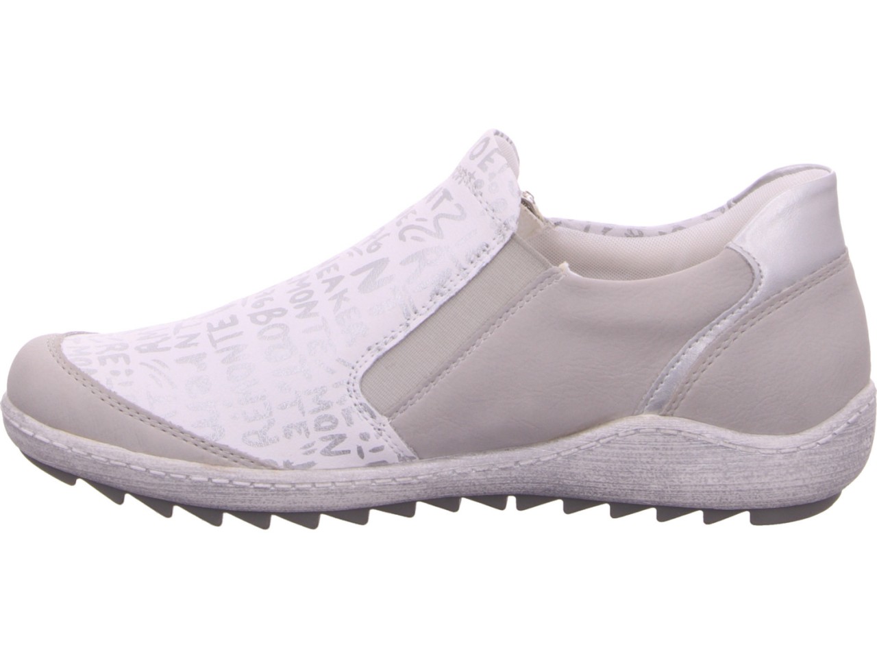 REMONTE Sportliche Slipper weiss