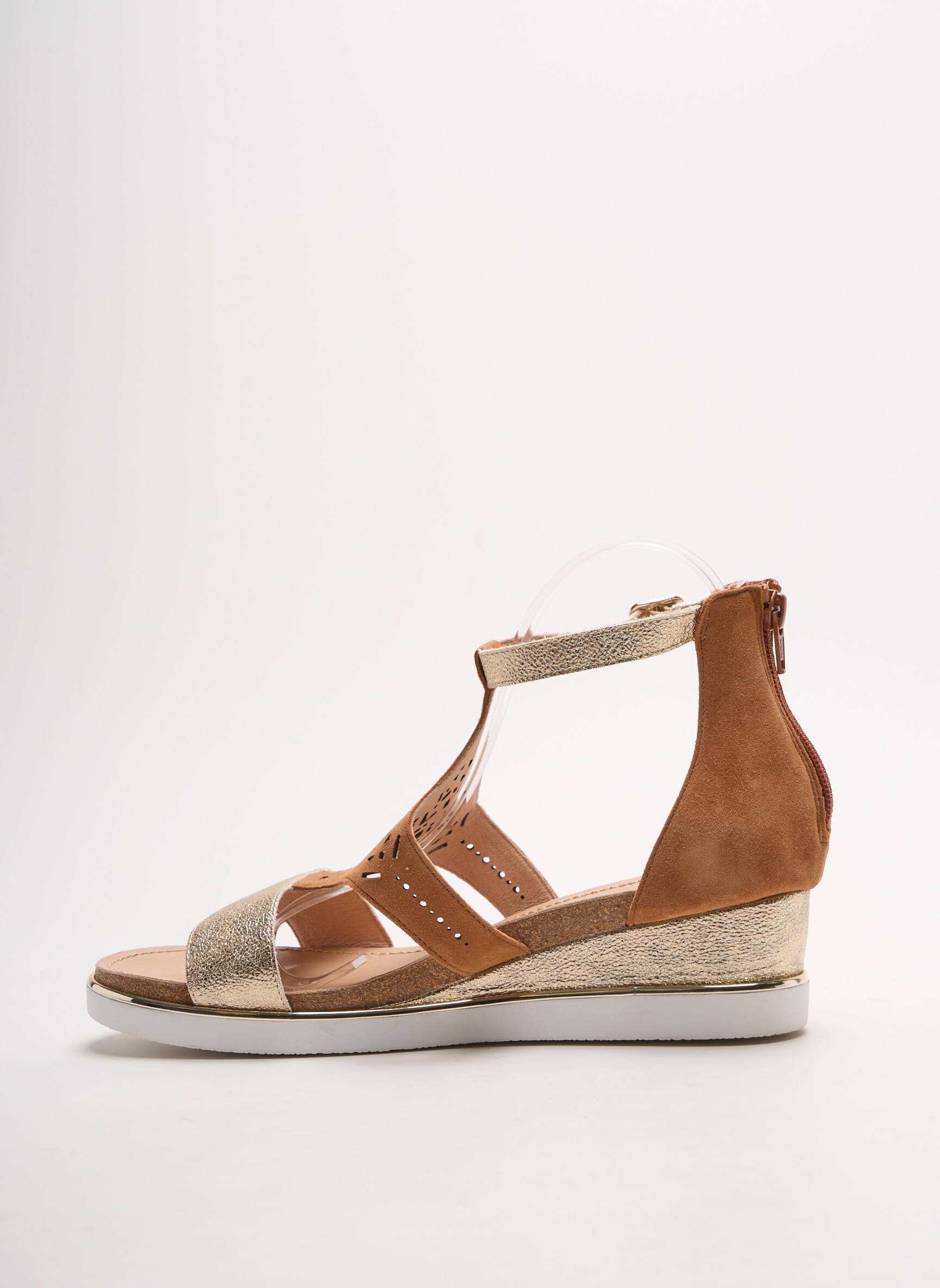 Fugitive By Francesco Rossi Sandales Nu Pieds Femme couleur marron
