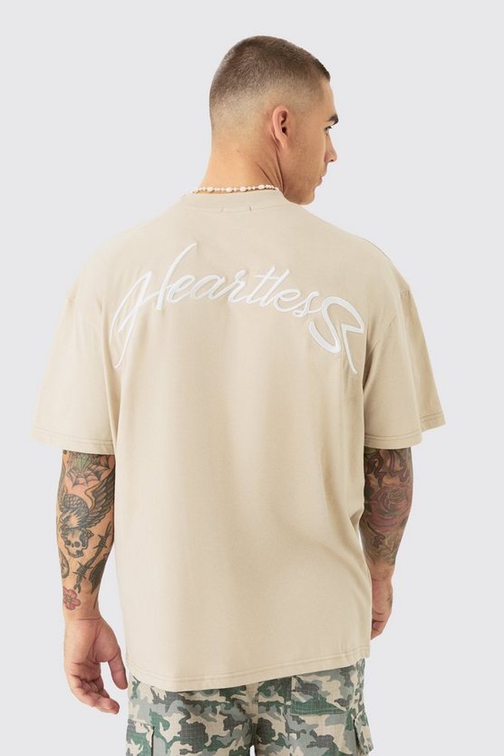 Oversize T-Shirt mit Slogan