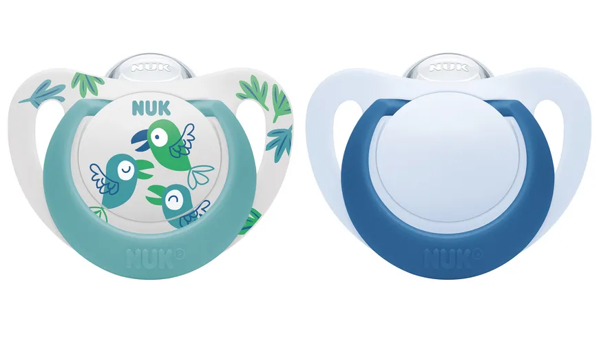 NUK Schnuller Star Silikon 6-18 Monate