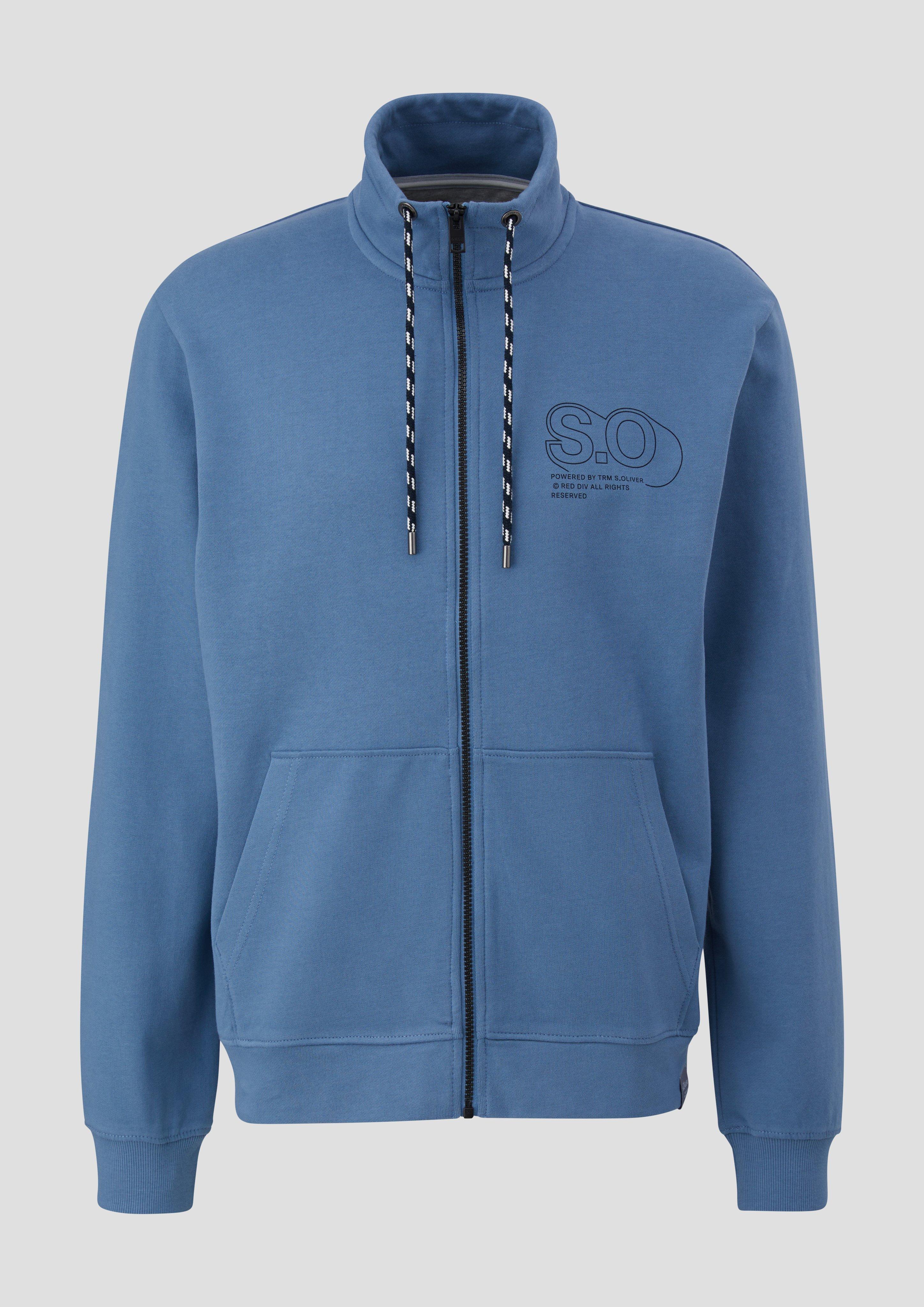 Sweatjacke mit hohem Stehkragen  2146005-54D1