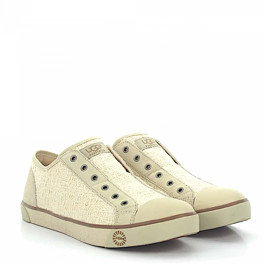 UGG - Sneaker low Lammleder Logo beige - beige