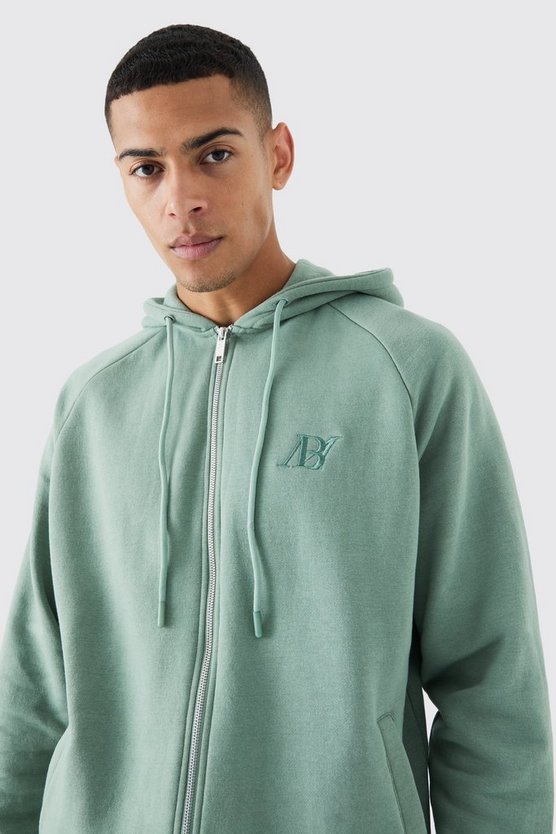 Basic Hoodie mit Reißverschluss