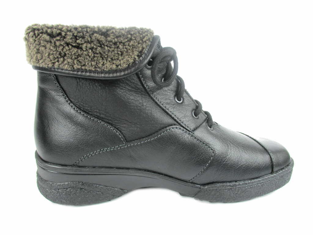 SOLIDUS Schnür-Stiefeletten schwarz Hedda
