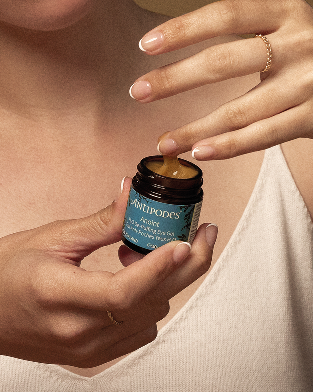 Antipodes Anoint H²0 Gel Contour des Yeux Anti-Poches