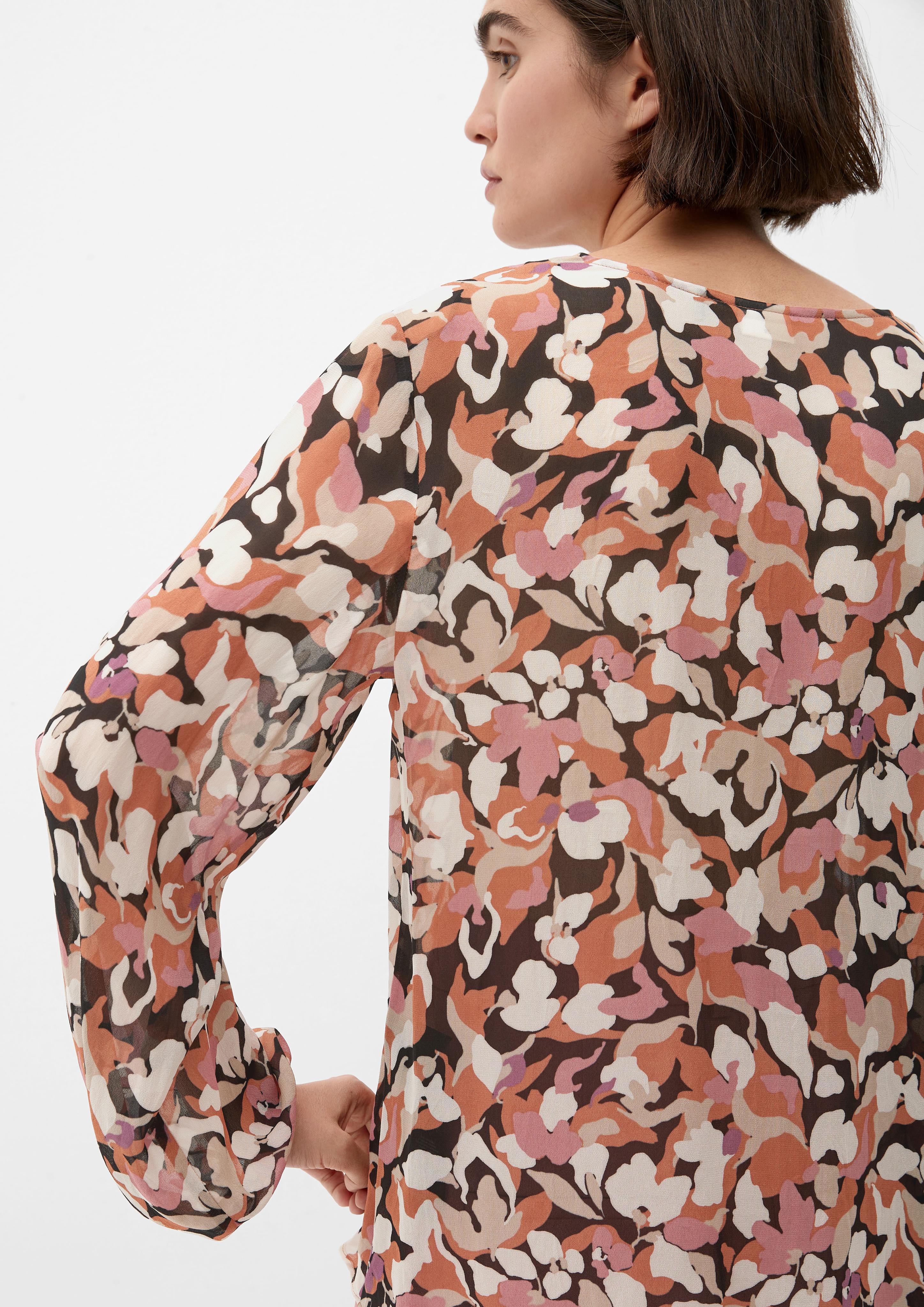 Chiffonbluse aus Viskose  2121776-99A4