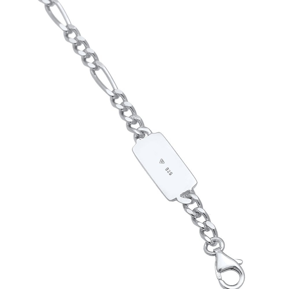 KUZZOI KUZZOI Collier Couche pour hommes Figaro Vénitien Basic en argent sterling 925 collier