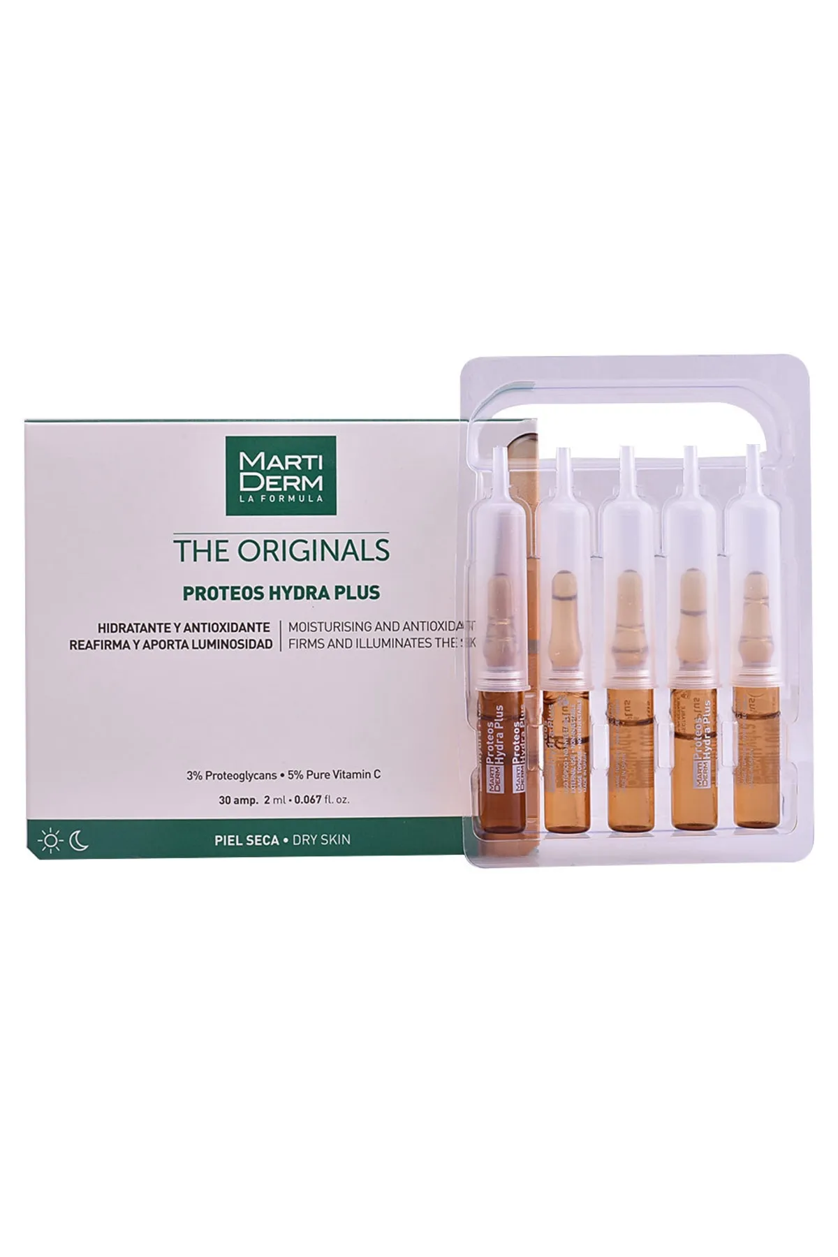 Martiderm  Die Originale Proteos Hydra Plus Ampullen 10 X Martiderm 2 ml
