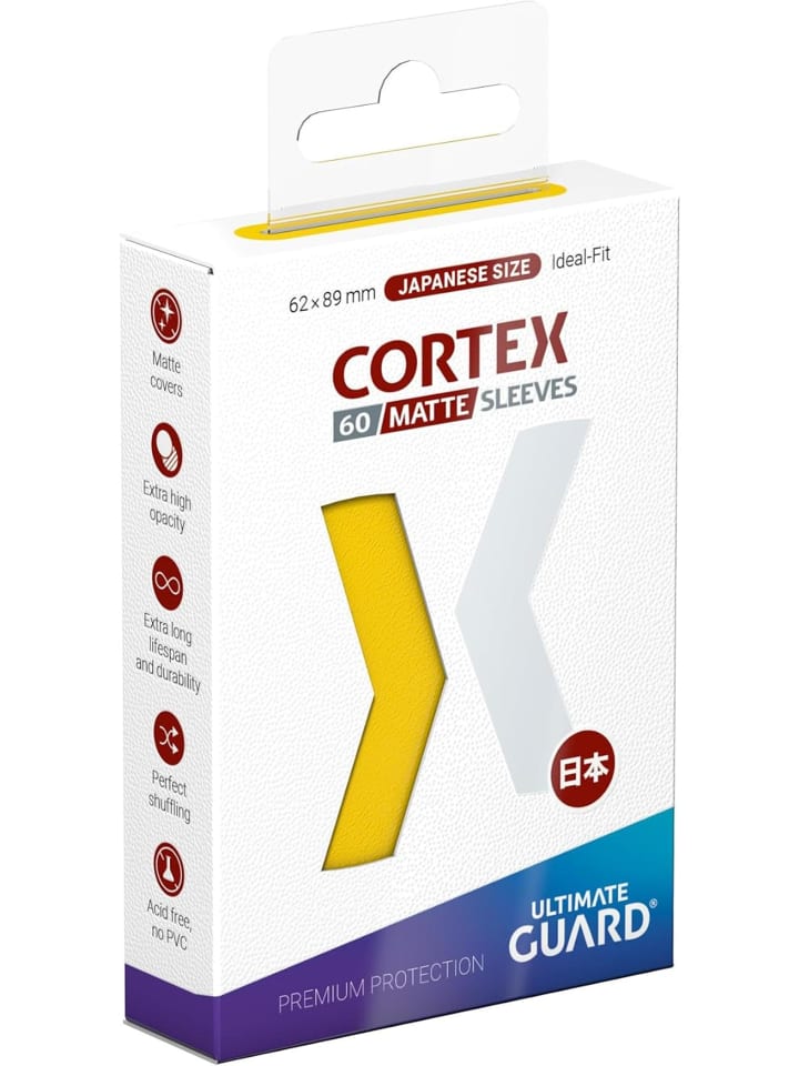 Ultimate Guard Cortex Sleeves Sammelkarte Hüllen (62x89mm), Fb. Gelb günstig kaufen onesize