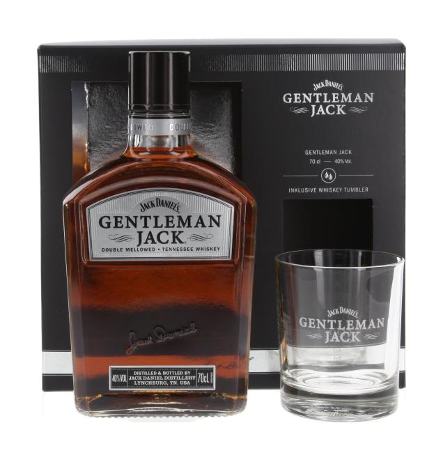 Jack Daniel's Gentleman Jack mit Glas (B-Ware) 0,7 l·40 % vol