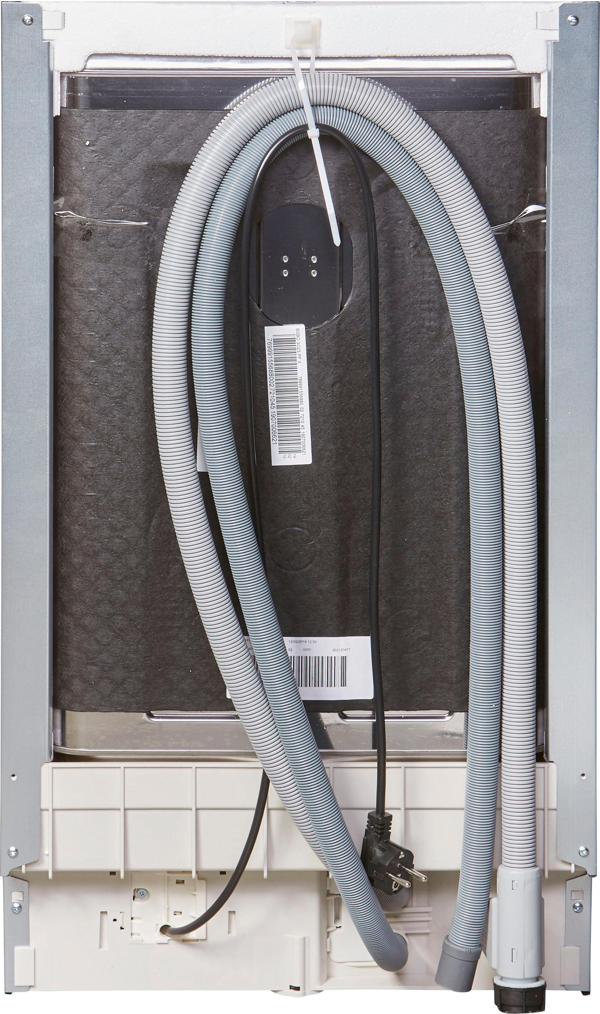 BAUKNECHT teilintegrierbarer Geschirrspüler, BSBO 3O23 PF X (2), 10 Maßgedecke