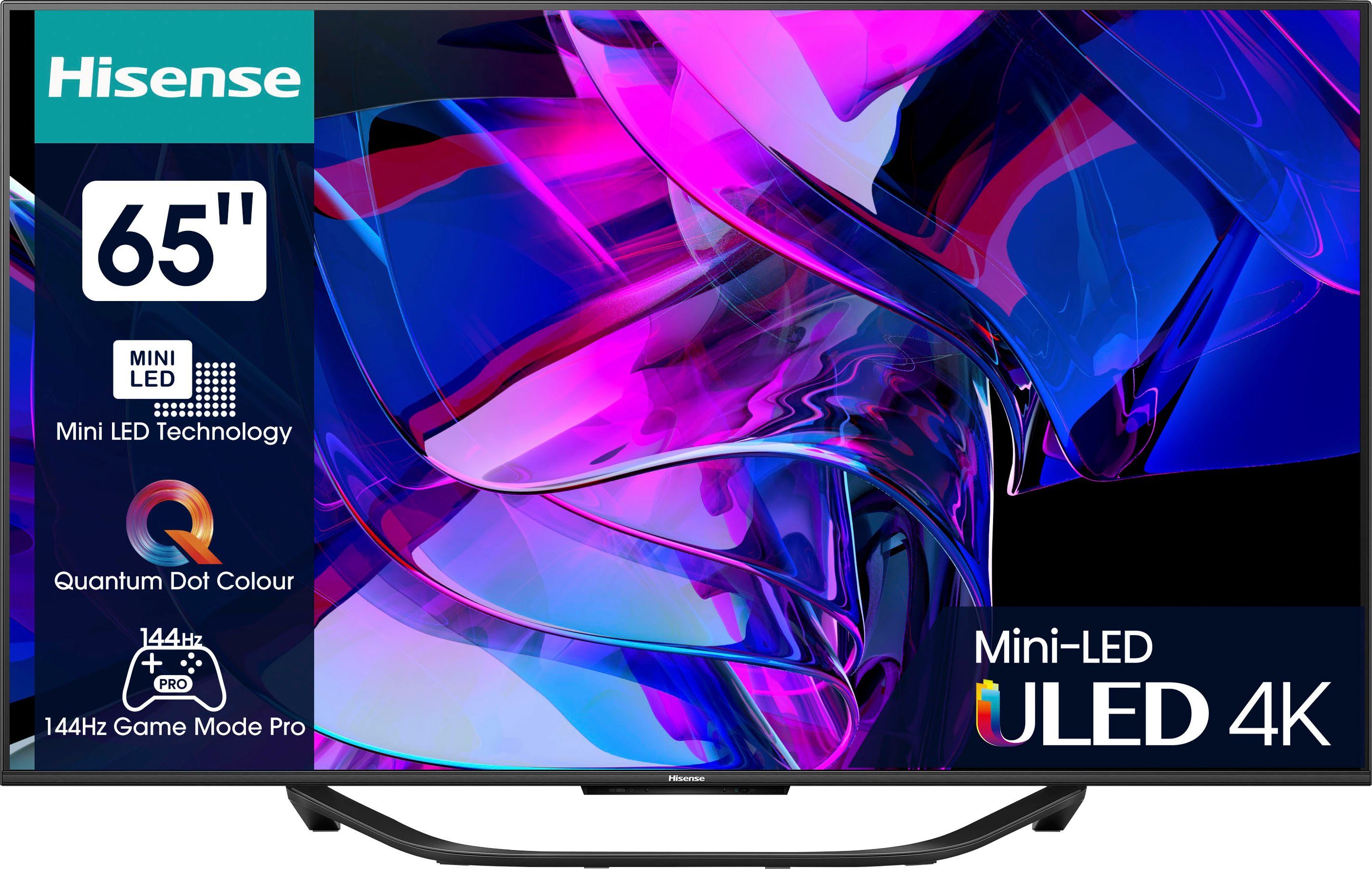 Hisense 65U7KQ Mini-LED-Fernseher (164 cm/65 Zoll, 4K Ultra HD, Smart-TV)