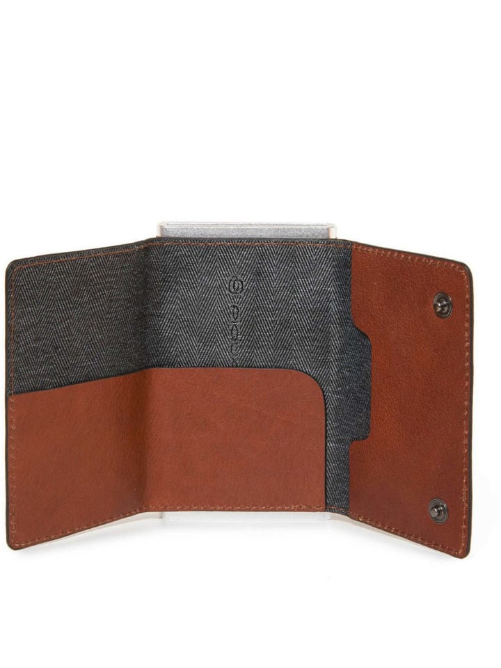 Piquadro Black Square - Kreditkartenetui 5cc 10 cm (ocean blue) in braun günstig kaufen onesize