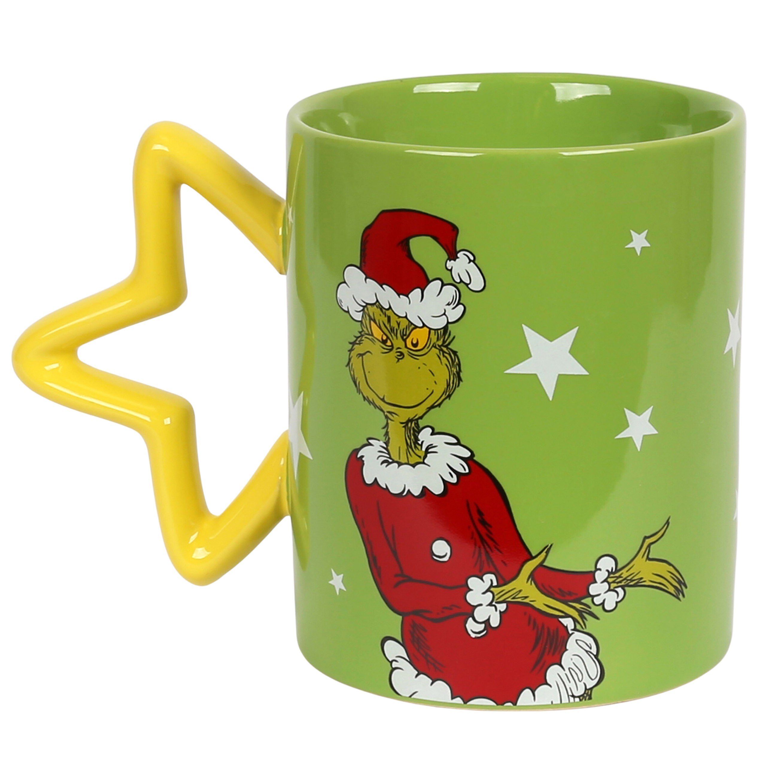 Sarcia.eu Becher Grinch 2x Weihnachtsbecher für Paare, Set, Geschenkbecher