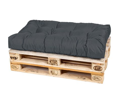 TexDeko Palettenkissen TexDeko Garden 3-TLG Palettenkissen-Set wasserabweisend gesteppt, 1x Palettenkissen + 1x Rückenkissen + 1x Seitenkissen, Premium-Qualität
