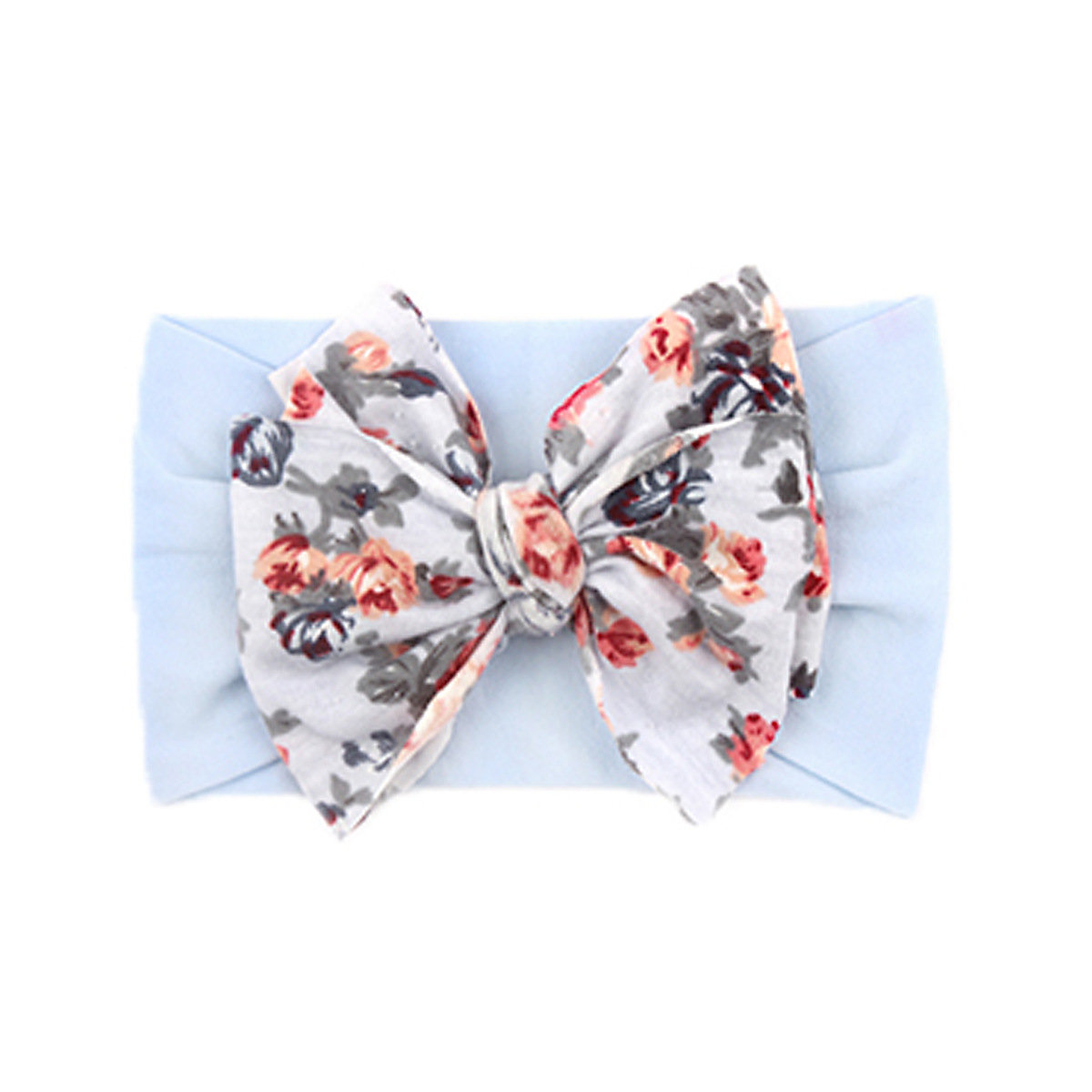 Elastisches Stirnband für Kinder Haarschmuck im Boho-Stil mit Blumen-Haarschmuck, Schleife für Kinder Haarschmuck