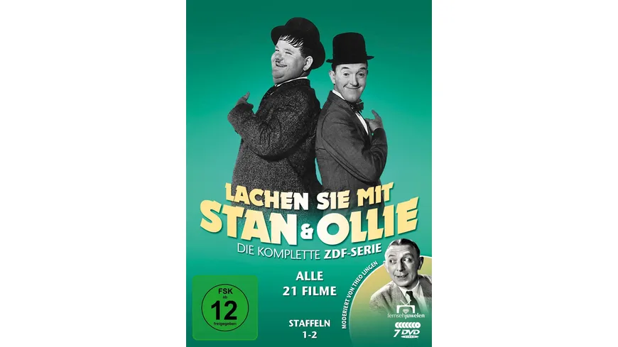 Lachen Sie mit Stan & Ollie (7 DVDs) - Die ZDF-Gesamtedition (Alle 21 Filme) (Fernsehjuwelen)