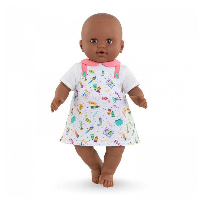 Robe de petit artiste pour poupon 36cm