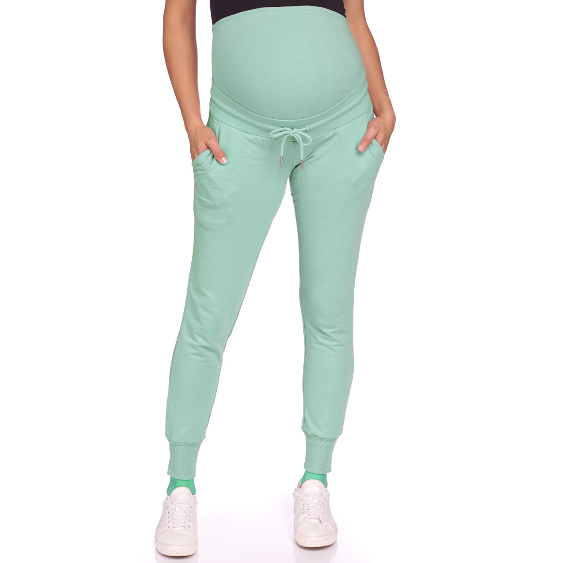 Damen Umstands-Jogginghose mit Tunnelzug