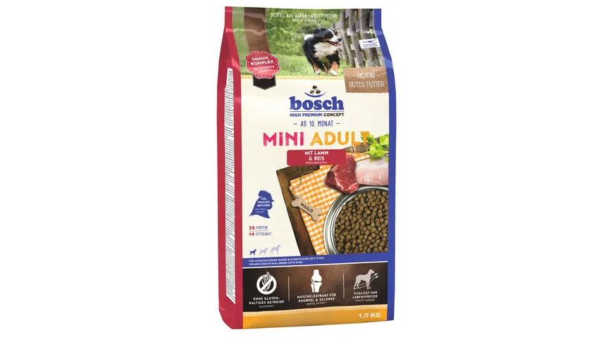 bosch Dog Hundetrockenfutter Mini Adult Lamm & Reis 1 kg 1 kg