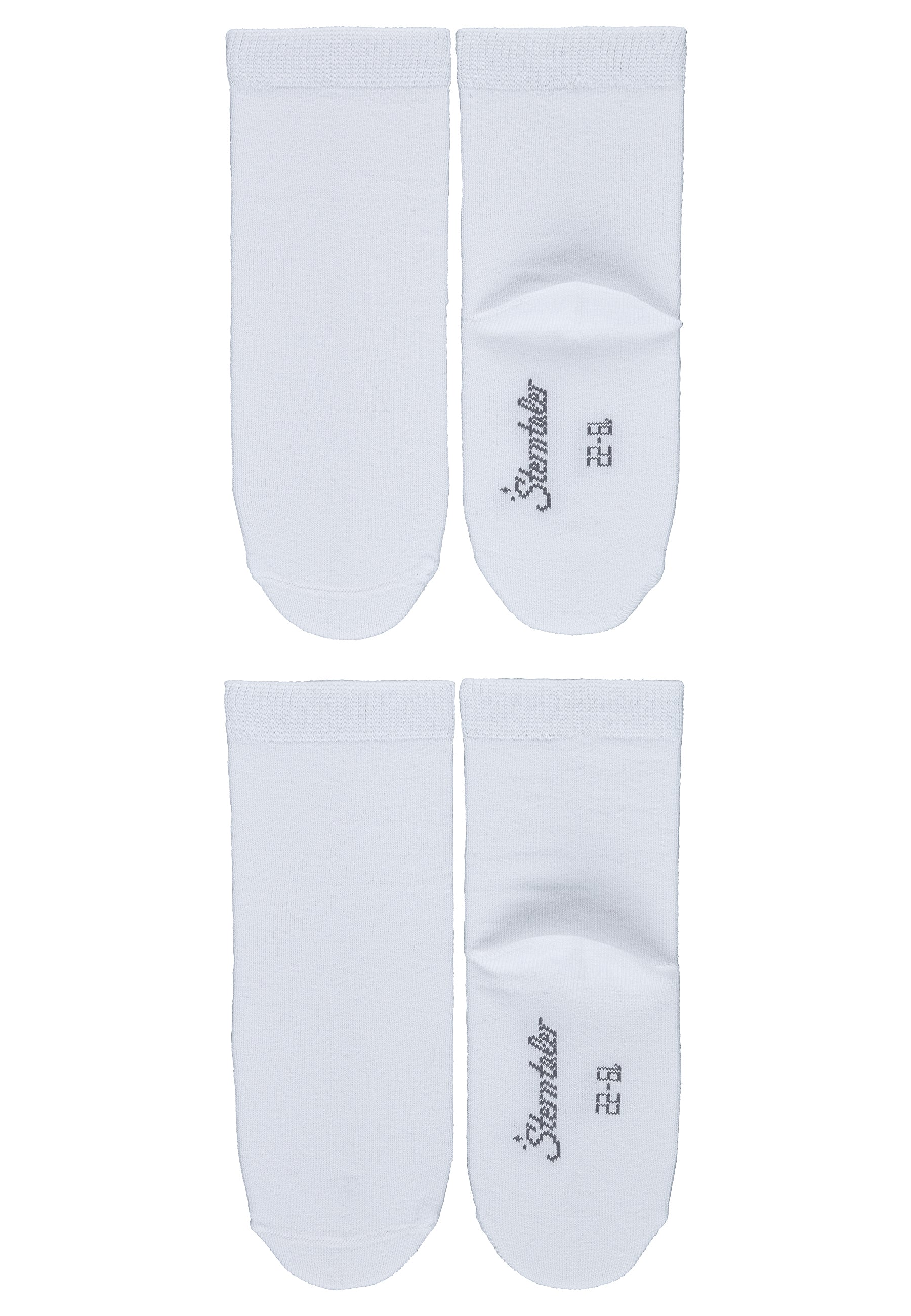 Socken 2er-Pack, uni in 7 Basic Farben
