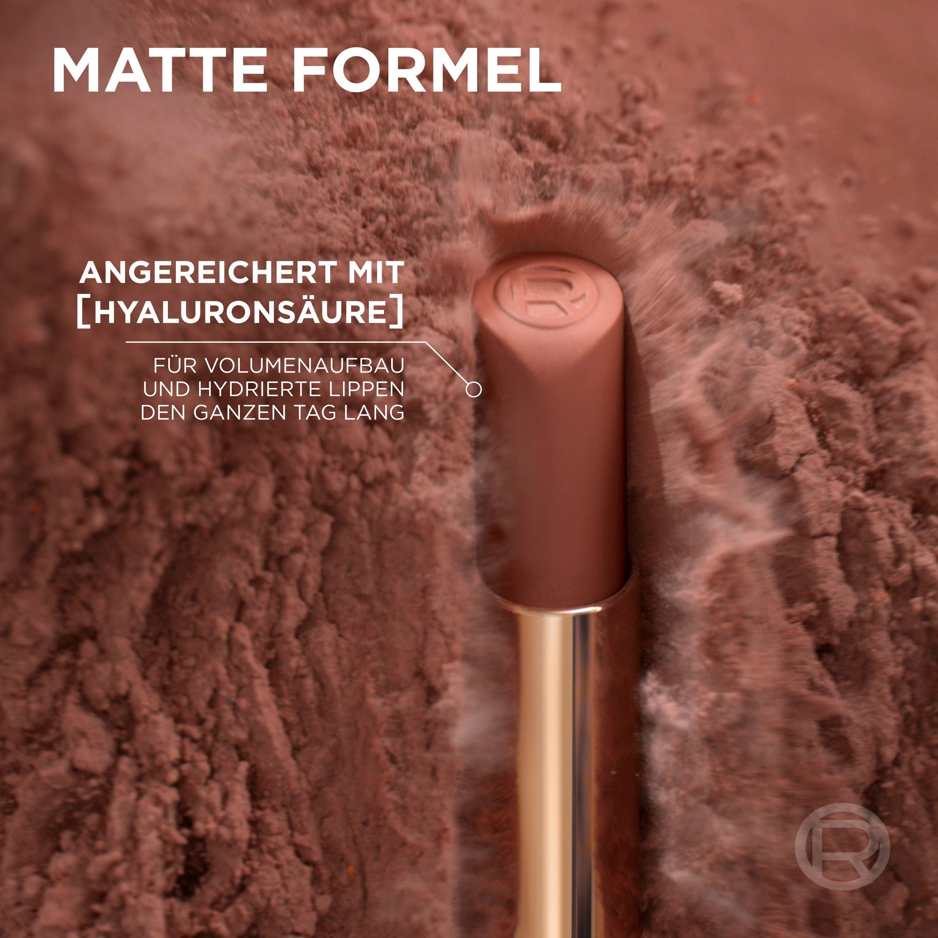 L'ORÉAL PARIS Lippenstift Color Riche Intense Volume Matte, mit Hyaluron