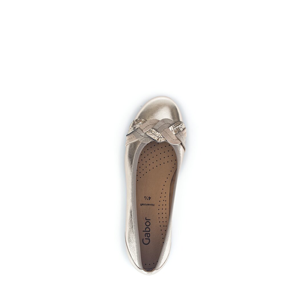 Gabor fashion Sportliche Ballerina gold
