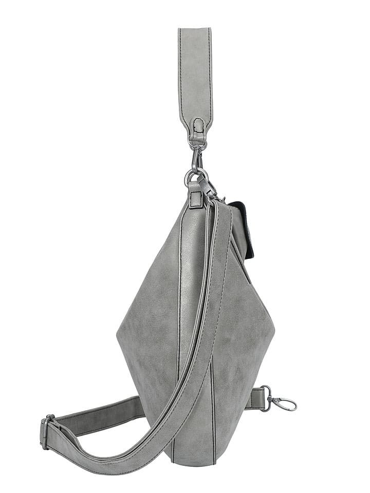 Fritzi aus Preußen Schultertasche in Grau - (B)5 x (H)33 x (T)36 cm günstig kaufen onesize