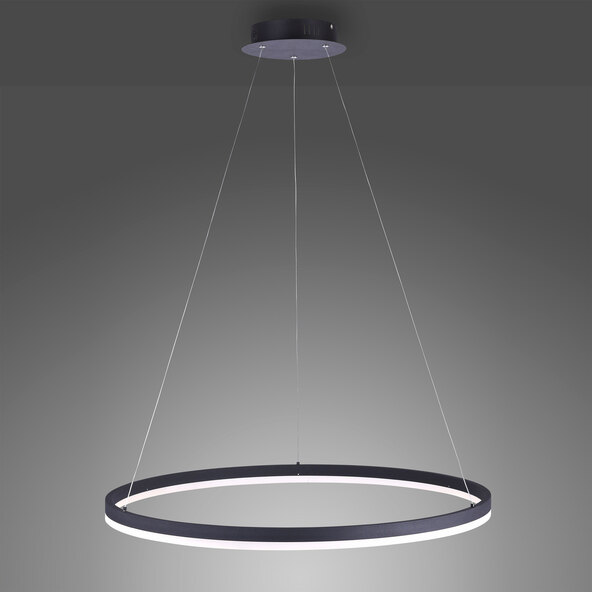LED-Pendelleuchte Titus, Ø 80 cm, anthrazit
