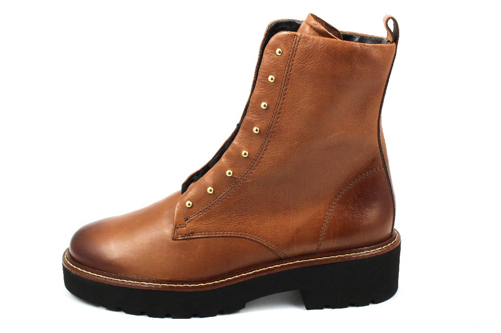 PAUL GREEN Schnür-Stiefeletten braun