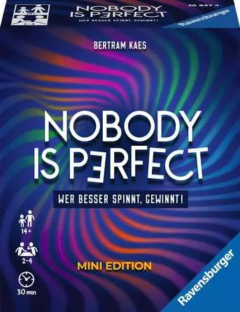 Nobody is perfect Mini Edition - Spiel ab 14 Jahren