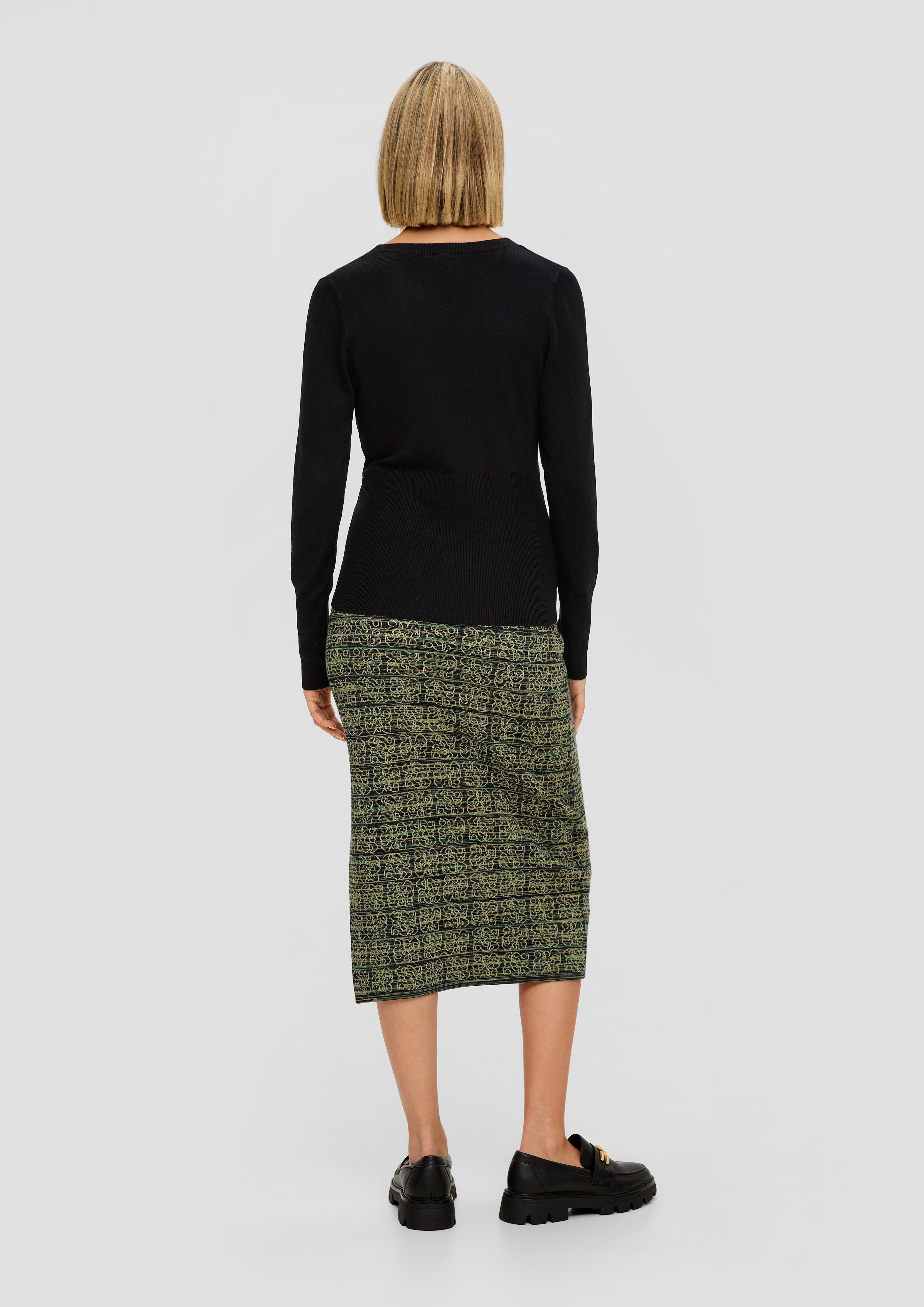 Pullover in Wickeloptik  2138080-9999