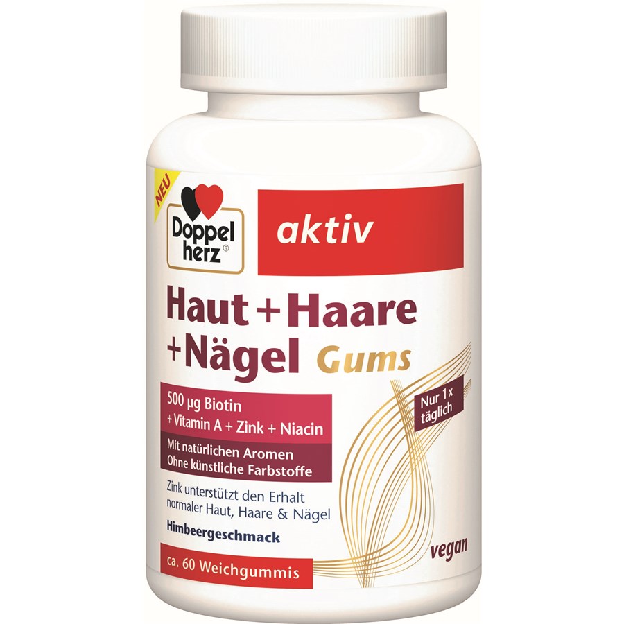 Haut + Haare + Nägel Gums