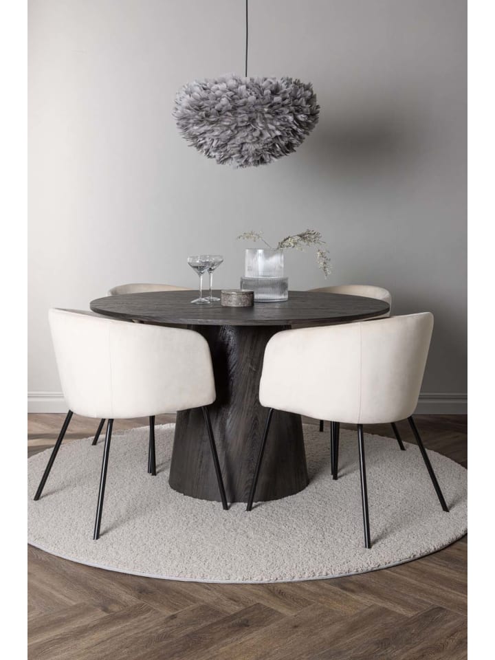 ebuy24 Essgruppe Lanzo 15 (5-teilig) Mocca 120 x 120 cm günstig kaufen onesize