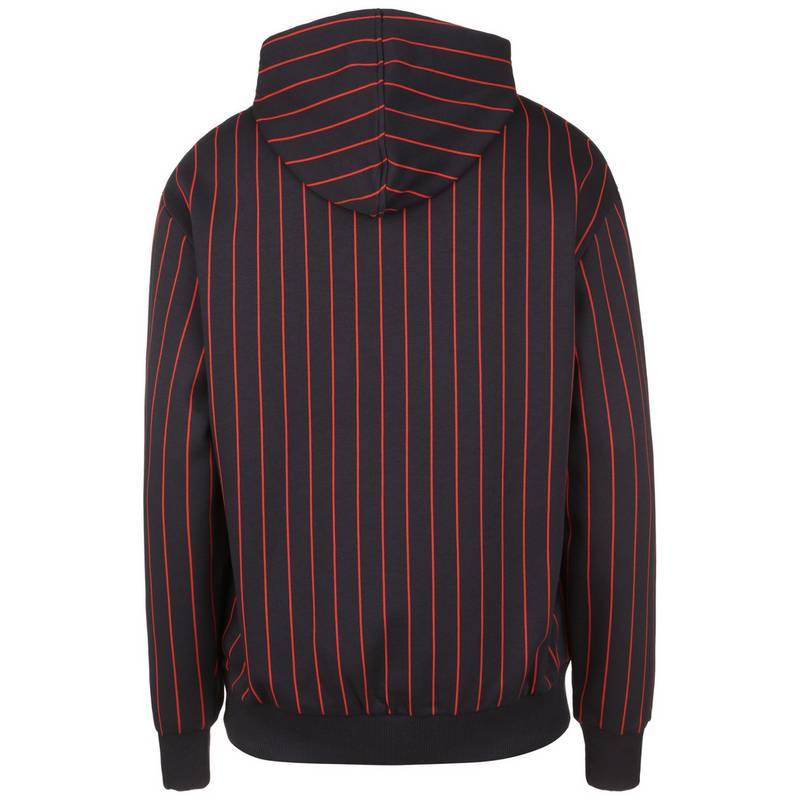 New Era Oversized Pinstripe Hoodie Herren