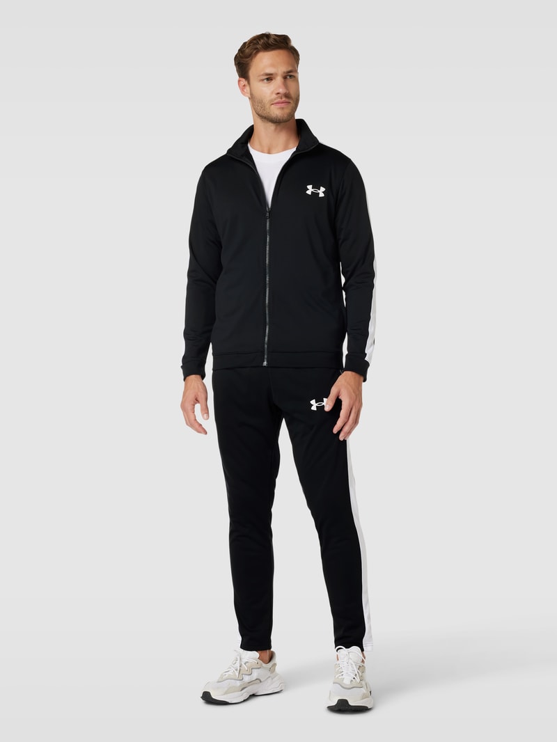 Tracksuit mit Logo-Detail Modell 'Knit' in schwarz