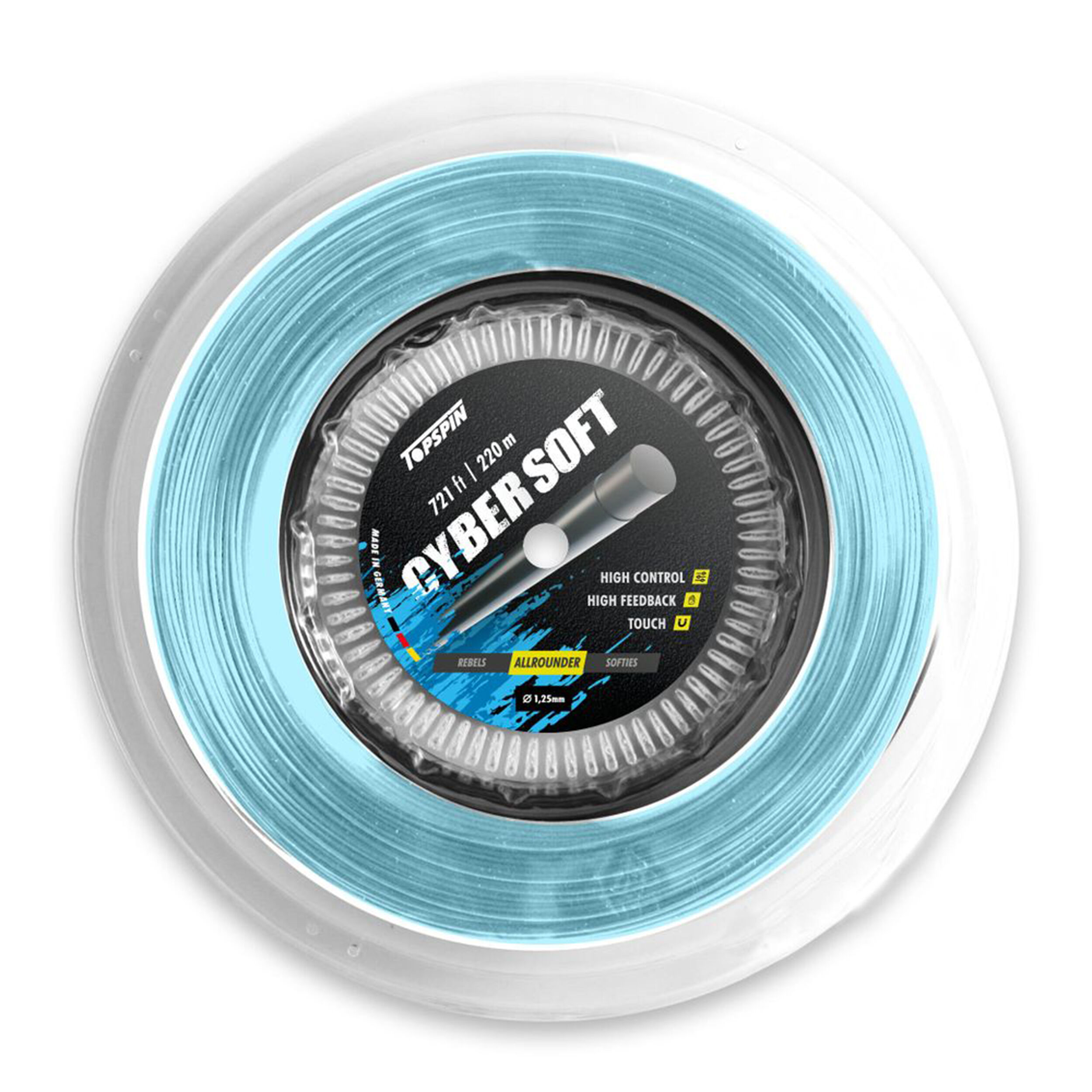 Cyber Soft 220m Saitenrolle - Hellblau