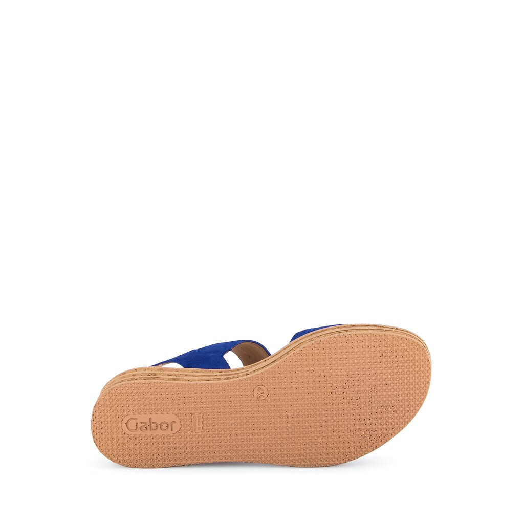 Gabor fashion Plateau Sandale blau