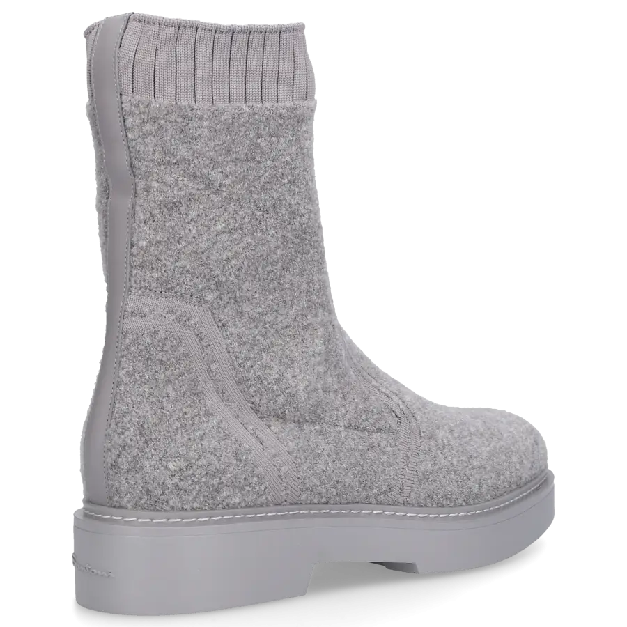 Santoni - Stiefeletten 70166 Baumwolle - grau