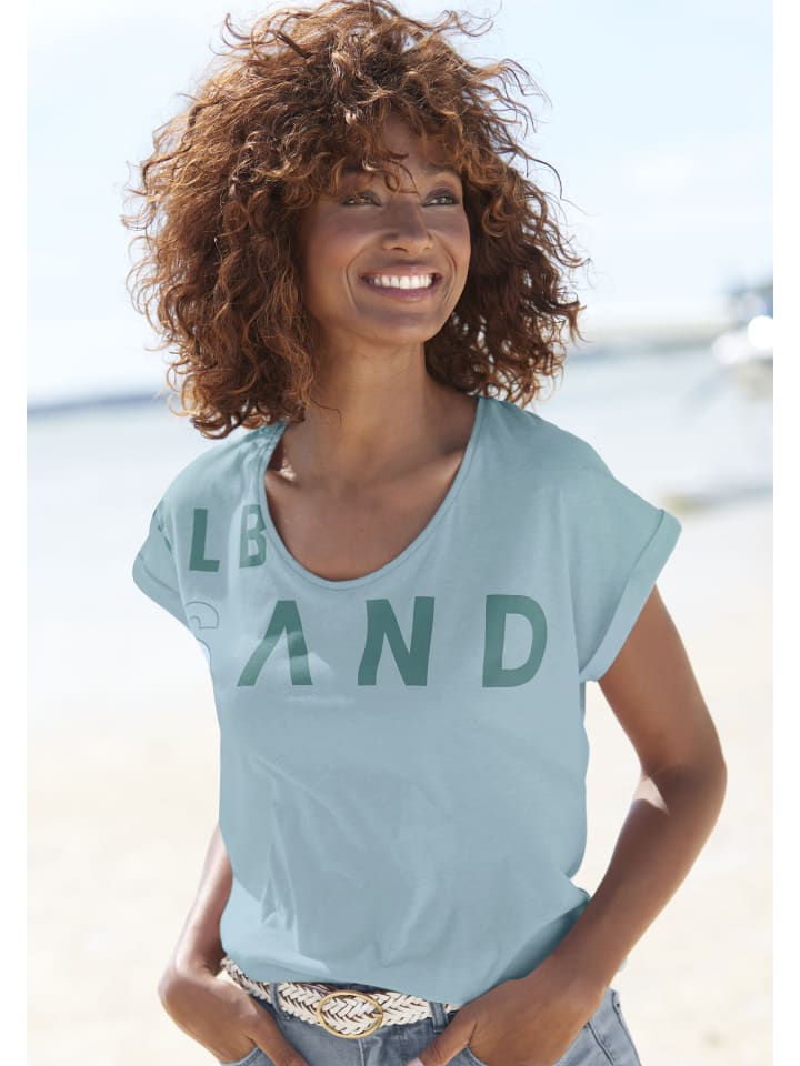 ELBSAND T-Shirt in türkis günstig kaufen