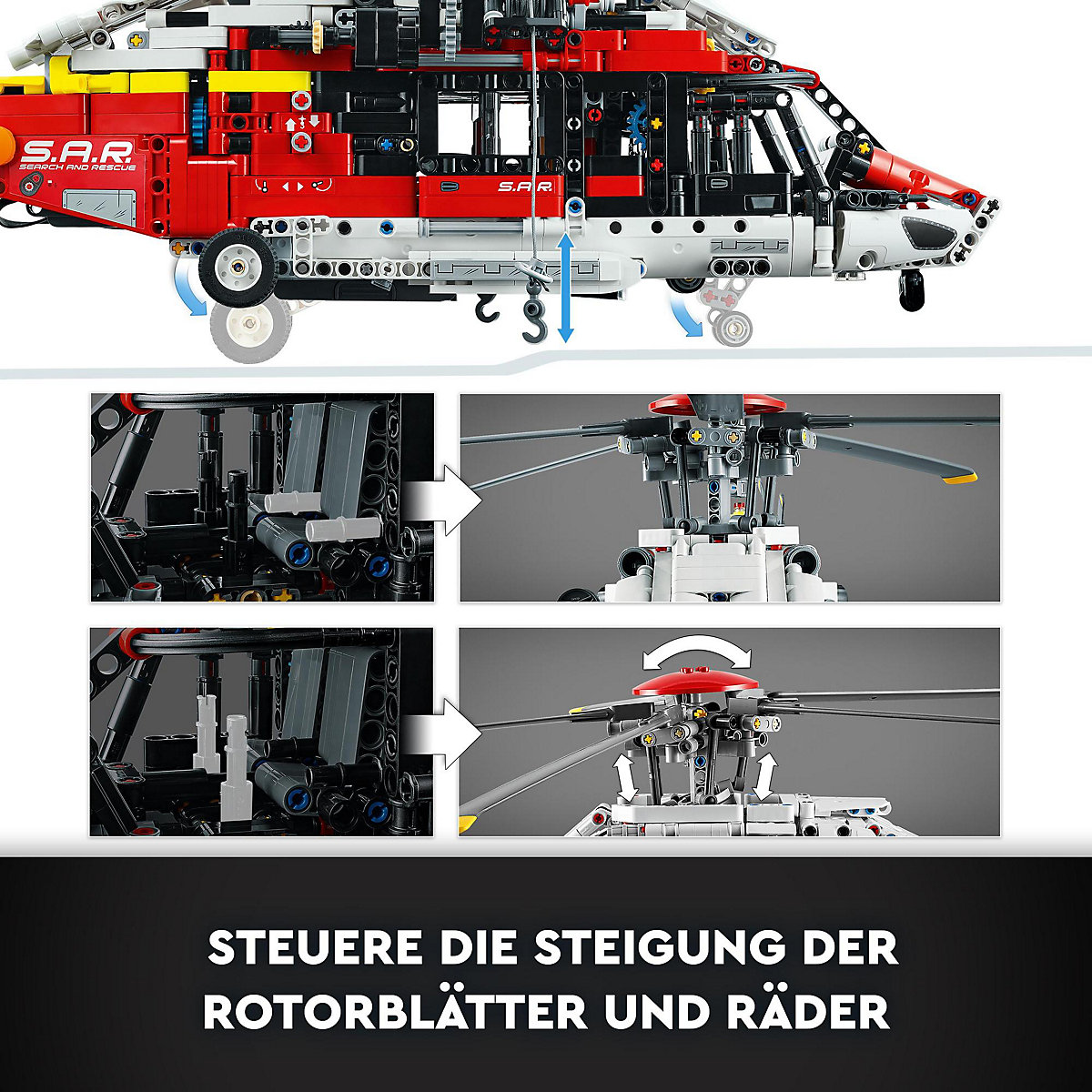 LEGO® Technic 42145 Airbus H175 Rettungshubschrauber
