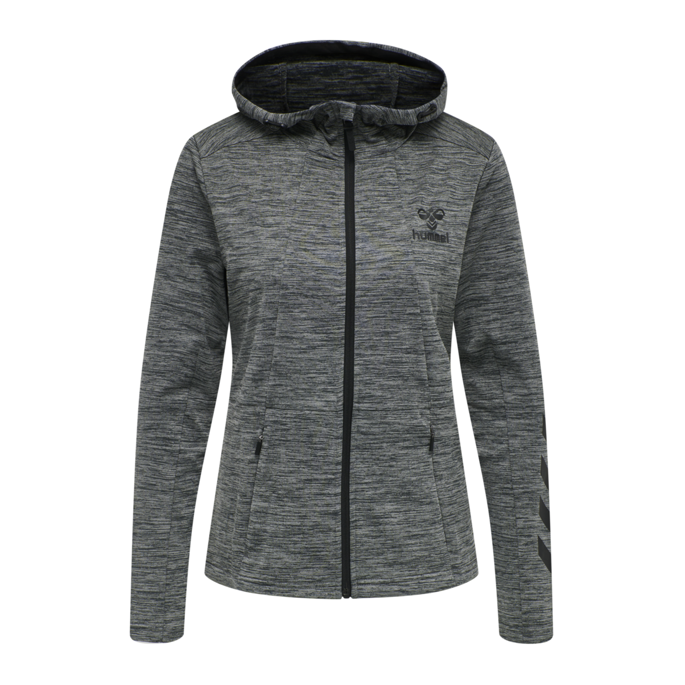 Hummel Selby Zip Hoodie Damen Grau F2007