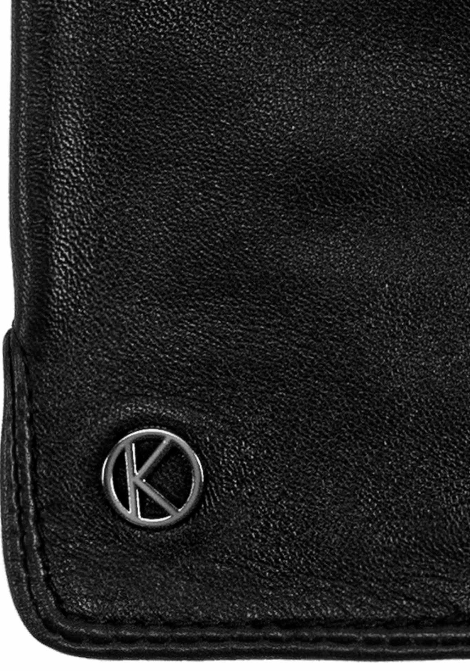 KESSLER Lederhandschuhe Carla Seitenschlitz, Zierbiesen