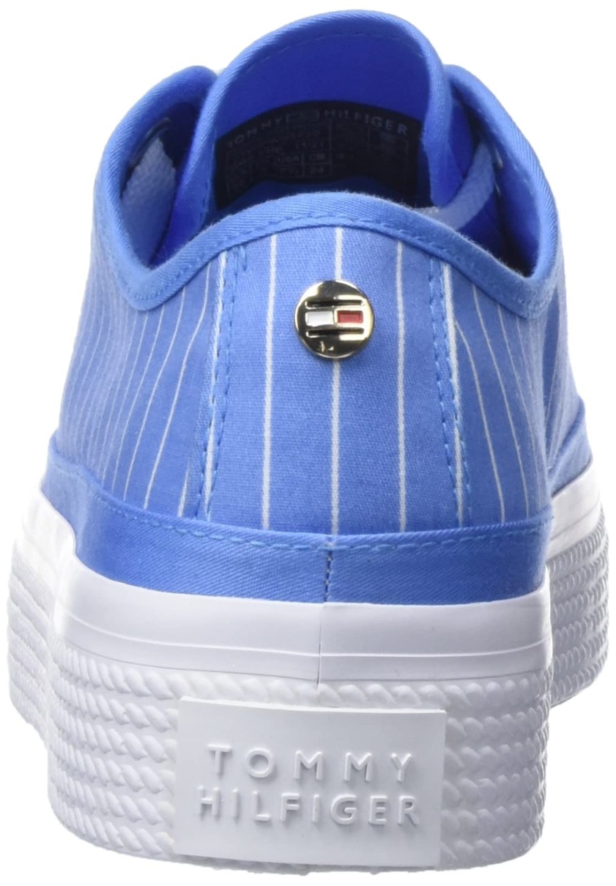 TOMMY HILFIGER Sneaker blau ESSENTIAL STRIPE SNEAKER