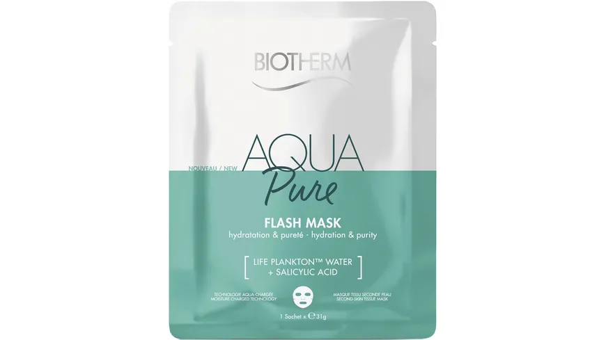 BIOTHERM Aqua Super Tuchmaske Pure 31 g