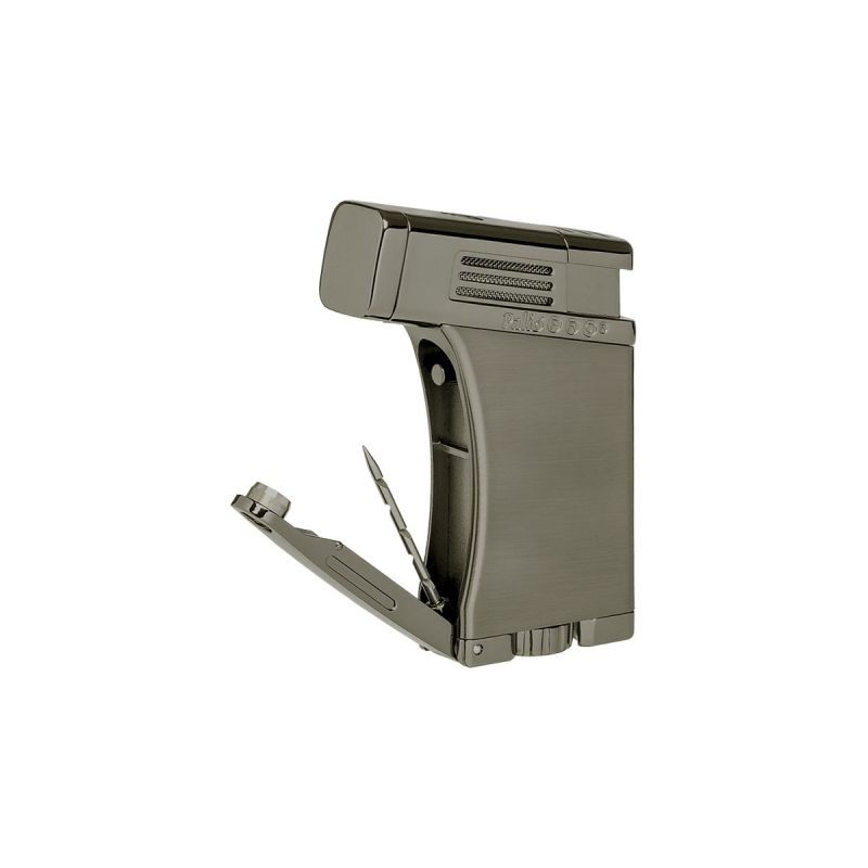 Paliò Zigarrenfeuerzeug – Scorpius Angled Single Grey Gunmetal