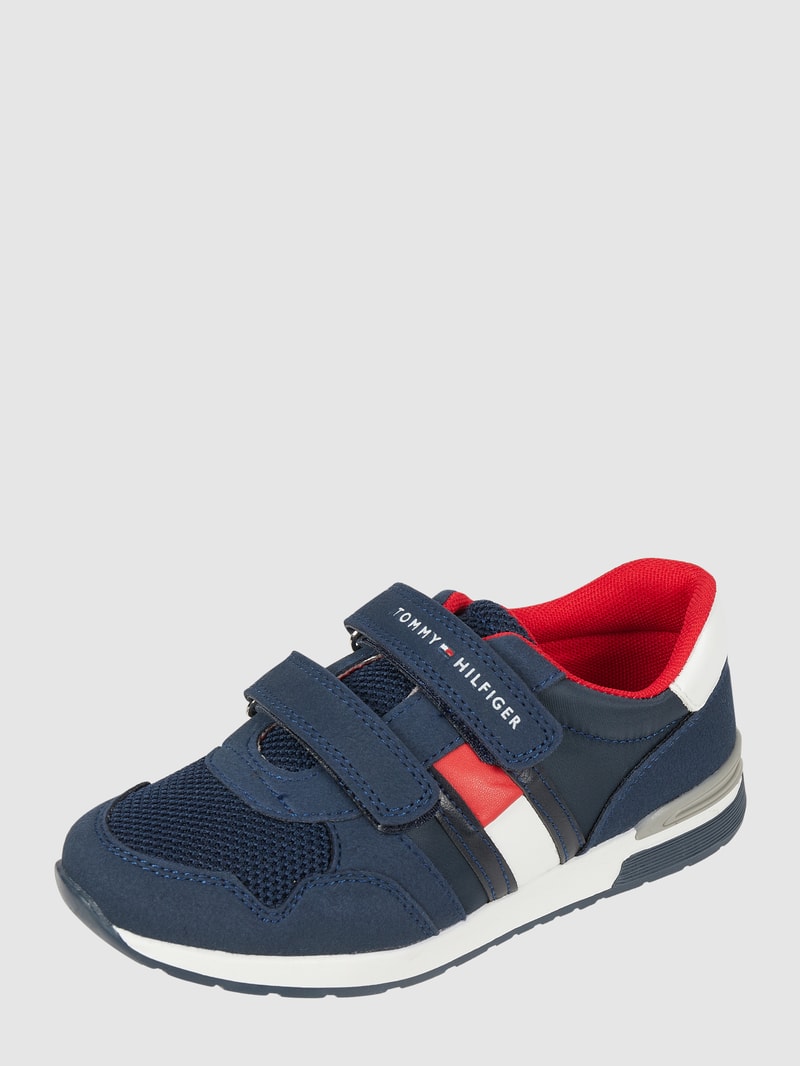Sneaker mit Klettverschluss Modell 'Kevin' in marineblau