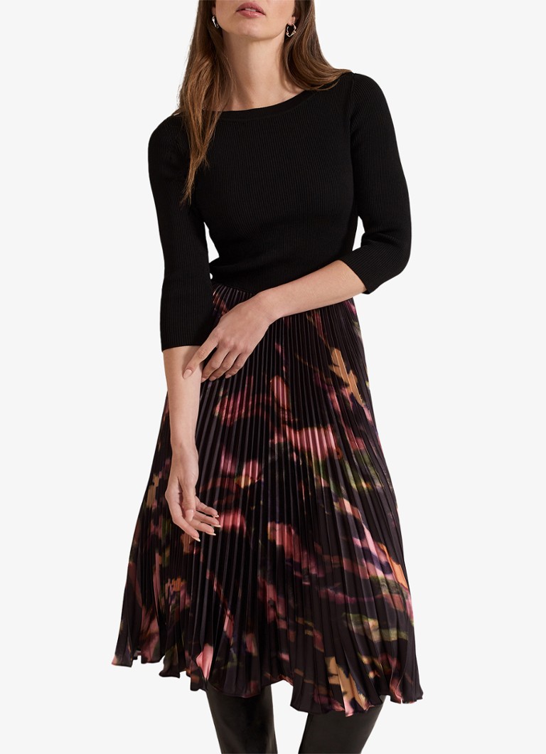 Φόρεμα μίντι με πλισέ σχέδιο Petite Rhea Phase Eight