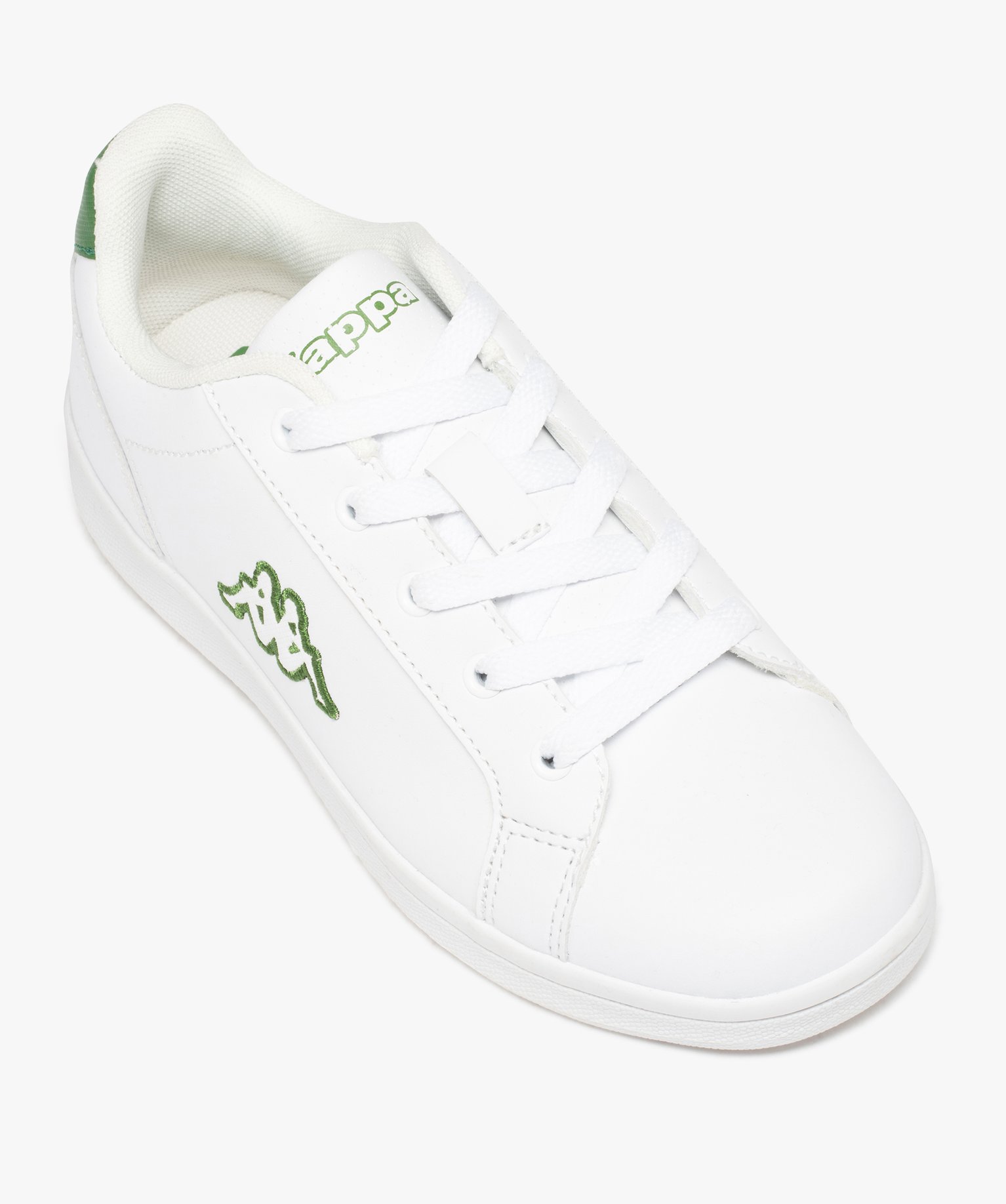 Baskets Garçon unies style rétro - Kappa blanc | GEMO